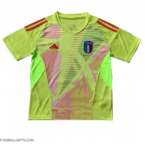 Italien Torwart Fußballbekleidung Heimtrikot EM 2024 Kurzarm